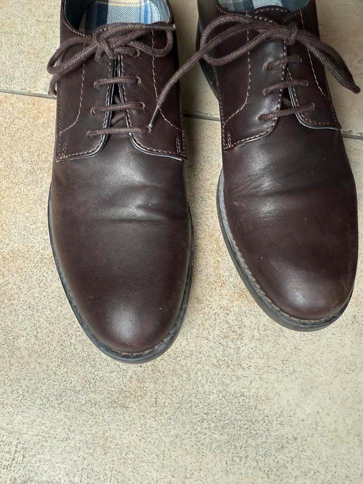 G-Star RAW Bruine Leren Schoenen - Maat 41, Kleding | Heren, Schoenen, Gedragen, Veterschoenen, Bruin, Ophalen of Verzenden