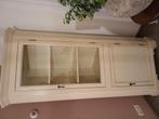 Mooie hoek vitrine kast creme, Huis en Inrichting, Ophalen, 50 tot 100 cm, Zo goed als nieuw, 150 tot 200 cm
