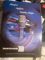 Folder Shure Beyer microfoon, Ophalen of Verzenden, Zo goed als nieuw, Zangmicrofoon