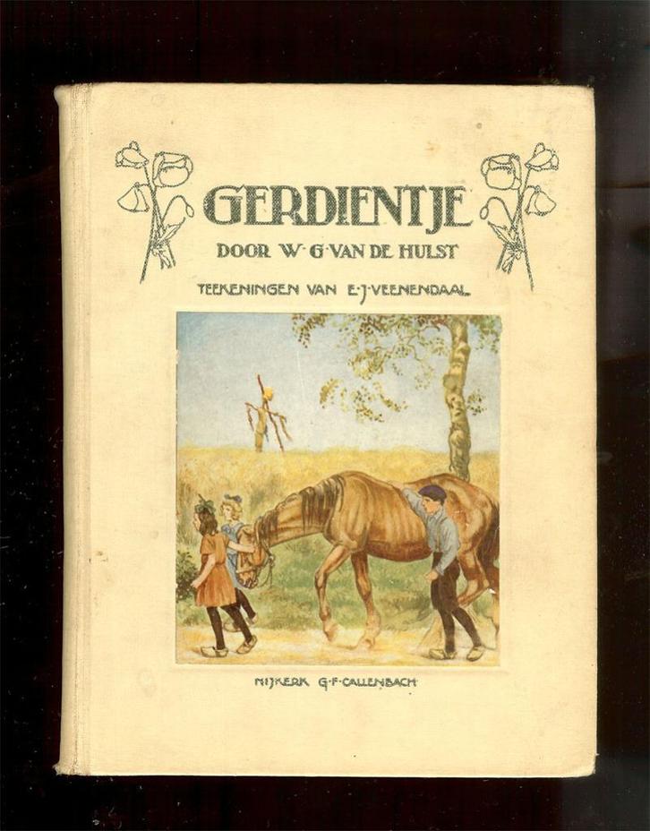 W.G. van de Hulst Gerdientje 1e druk Teekeningen, Boeken, Kinderboeken | Jeugd | 10 tot 12 jaar, Gelezen, Ophalen of Verzenden