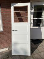 Oude paneeldeur (211x77cm) - Ruitjes missen, Doe-het-zelf en Verbouw, Ophalen, Gebruikt, Minder dan 80 cm, Binnendeur