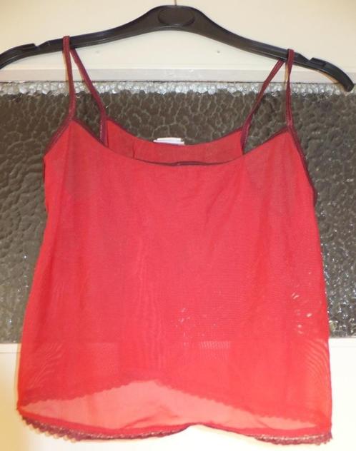 Nieuw! Sexy en verleidelijk rood net topje van Yes or No., Kleding | Dames, Ondergoed en Lingerie, Nachtkleding, Rood, Verzenden