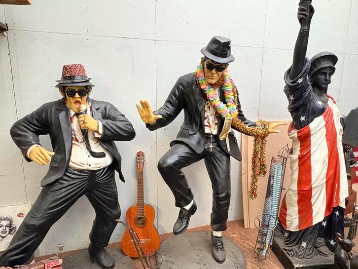Blues Brothers Beelden, Antiek en Kunst, Kunst | Beelden en Houtsnijwerken, Ophalen