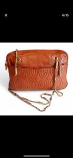 Fendi serie Gold pasta bag, schoudertas bruin leer vintage, Sieraden, Tassen en Uiterlijk, Ophalen of Verzenden, Gebruikt, Bruin