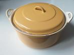 Gietijzeren geëmailleerde made in france 28cm braadpan, Huis en Inrichting, Keuken | Potten en Pannen, Ophalen, Gebruikt, Gietijzer