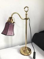 Lamp messing Bureau Tafel Antiek Notaris✨😍💑🎁🤗👌, Ophalen of Verzenden