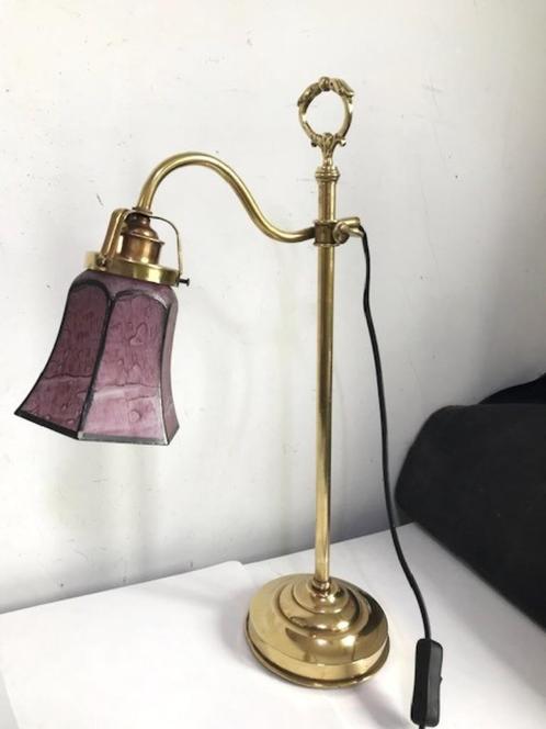 Lamp messing Bureau Tafel Antiek Notaris✨😍💑🎁🤗👌, Antiek en Kunst, Antiek | Lampen, Ophalen of Verzenden