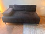 Habitat couch Brown suede - 150 x 85 x 69, Ophalen, Overige materialen, Gebruikt, Suede material