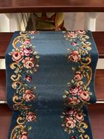 Vintage Traploper met Bloemenmotief, Ophalen, Gebruikt, Blauw, 200 cm of meer