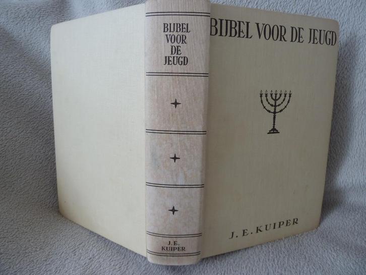 OUDE: """BIJBEL VOOR DE JEUGD""" (J.E. KUIPER)   616 blz., Antiek en Kunst, Antiek | Boeken en Bijbels, Ophalen of Verzenden