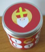 Sinterklaas blik met opdruk Sint en Piet - nieuw, Diversen, Sinterklaas, Ophalen of Verzenden, Nieuw