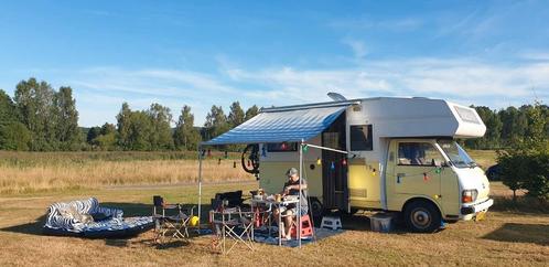 Oldtimer camper Toyota Hiace benzine, Caravans en Kamperen, Campers, Particulier, tot en met 4, Alkoof, Overige merken, Overige merken