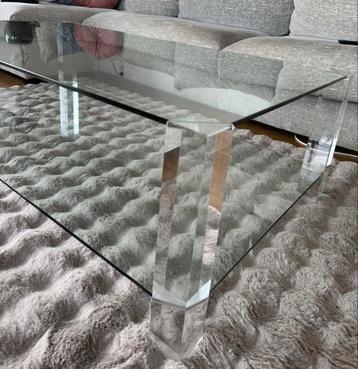 Glazen Salontafel - Modern Design     Moet zsm weg beschikbaar voor biedingen