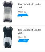 Twee Live Unlimited Londen jurken. Maat 52, Ophalen of Verzenden, Zo goed als nieuw, Maat 46/48 (XL) of groter, Blauw