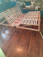 2x Elektrische Lattenbodem 90x200 met Onderstel, Huis en Inrichting, Slaapkamer | Matrassen en Bedbodems, Ophalen, Zo goed als nieuw