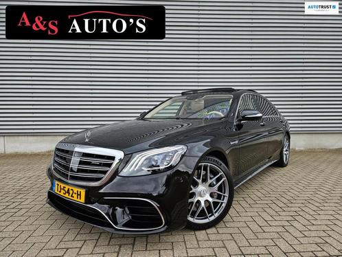 Mercedes-Benz S-klasse AMG 63 4Matic+ Lang Premium Plus Luch, Auto's, Mercedes-Benz, Te koop, S-Klasse, 360° camera, 4x4, ABS