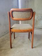 Set van 6 eetkamerstoelen van Johannes Andersen voor Uldum, Huis en Inrichting, Stoelen, Ophalen, Hout, Gebruikt, Bruin
