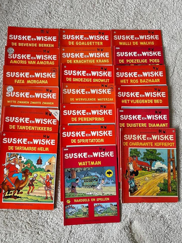 Suske en Wiske ( 19stuks), Verzamelen, Stripfiguren, Gebruikt, Boek of Spel, Suske en Wiske, Ophalen of Verzenden