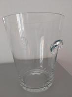 Glazen wijn champagne koeler glas, Huis en Inrichting, Woonaccessoires | Vazen, Ophalen of Verzenden, Overige kleuren, Glas, Minder dan 50 cm