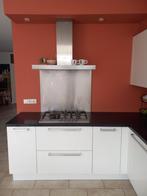 Witte hoogglans hoekkeuken +composiet Compleet GEDEMONTEERD, Huis en Inrichting, Keuken | Complete keukens, Wit, Hoekkeuken, Ophalen of Verzenden
