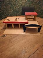 Houten tankstation, Ophalen of Verzenden, Gebruikt, Poppenhuis