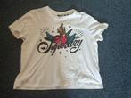 Superdry t shirt met steentjes / bling maat 44, Superdry, Wit, Maat 42/44 (L), Ophalen of Verzenden