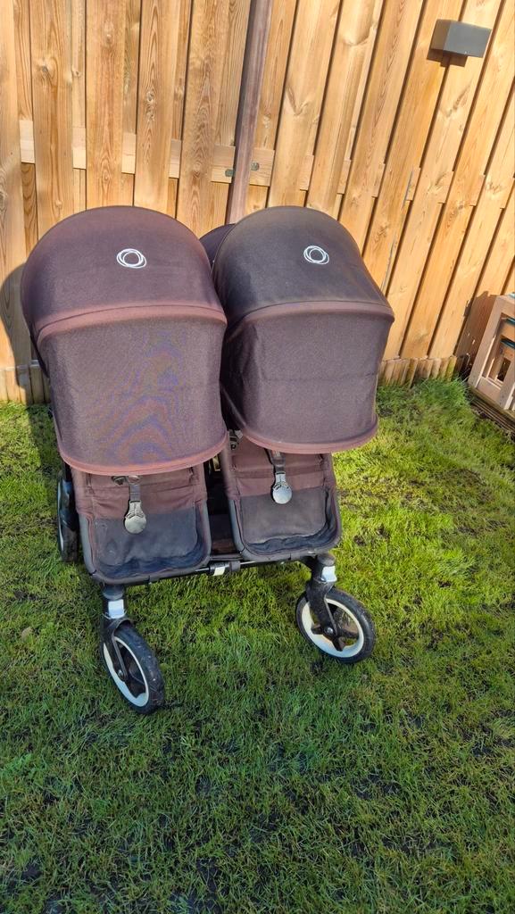 Bugaboo Donkey 2 Duo - Duowagen, Kinderen en Baby's, Kinderwagens en Combinaties, Gebruikt, Kinderwagen, Bugaboo, Duowagen, Met reiswieg