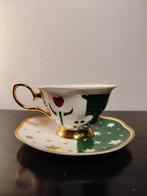 2887 Philotimo Matisse Bone China Kop & Schotel, Ophalen of Verzenden, Zo goed als nieuw, Overige stijlen, Kop(pen) en/of Schotel(s)