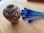 Japans Potje met Bloemenmotief, Antiek en Kunst, Ophalen of Verzenden