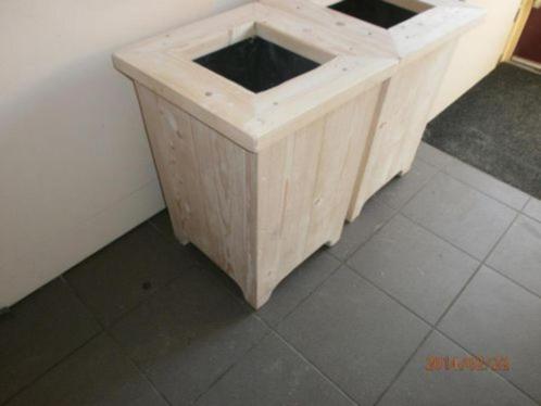 plantenbak vaas model, Tuin en Terras, Bloembakken en Plantenbakken, Nieuw, Hout, Binnen, Balkon, Tuin, 60 cm of meer, Minder dan 60 cm