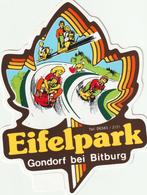 Sticker toerisme Duitsland Eifelpark Gondorf - Bitburg, Verzenden, Zo goed als nieuw, Overige typen