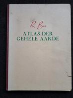 R. Bos Atlas der Gehele Aarde - 1954, Boeken, Gelezen, Bosatlas, 1800 tot 2000, Wereld
