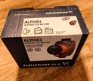 Grundfos Alpha 1, 15-40 130 Circulatie Pomp beschikbaar voor biedingen