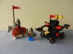 Lego 6039 katapult met ridders en paard (uit 1988), Kinderen en Baby's, Speelgoed | Duplo en Lego, Gebruikt, Ophalen of Verzenden