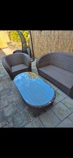 goed stevig tuinset, Tuin en Terras, Ophalen, Gebruikt, Bank, 4 zitplaatsen