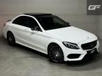 Mercedes C-klasse 400 4MATIC V6 AMG Pano Burmester HUD Lucht, Auto's, Mercedes-Benz, Met garantie (alle), Bedrijf, Vierwielaandrijving