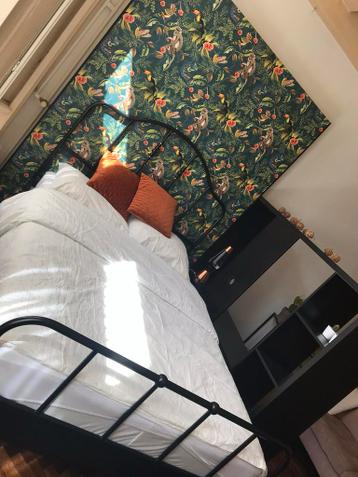 IKEA SAGSTUA bed 140x200 + LONSET lattenbodems - afbeelding 2