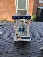 Maritieme Decoratie Lantaarn met Zeeman, Antiek en Kunst, Ophalen of Verzenden