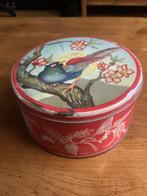 Vintage koekblik met paradijsvogel, Ophalen of Verzenden, Koek(jes)