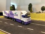 Scania Streamline moterwagen met wipkar van Plantline, Hobby en Vrije tijd, Modelauto's | 1:50, Ophalen of Verzenden, Zo goed als nieuw