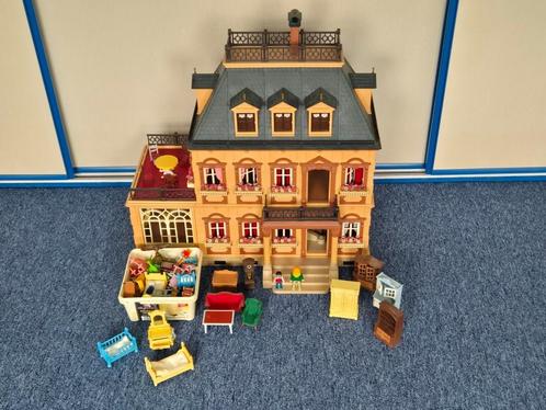 Nostalgische poppenhuis 70890 van Playmobil met inrichting, Kinderen en Baby's, Speelgoed | Playmobil, Gebruikt, Complete set
