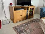 Blank eiken televisiekast, Huis en Inrichting, Ophalen, Gebruikt, 100 tot 150 cm, Eikenhout