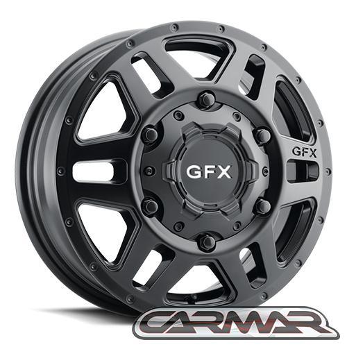 16'' Mercedes Sprinter Dubbellucht velgen ALU | Vöxx | Zwart, Auto-onderdelen, Banden en Velgen, Velg(en), 16 inch, Bestelwagen