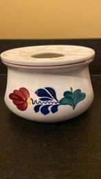 Boerenbont theelicht, Overige materialen, Gebruikt, Wit, Ophalen of Verzenden