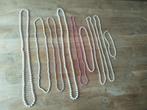 Nep parelkettingen parel kettingen ketting parels plastic, Sieraden, Tassen en Uiterlijk, Ophalen, Zo goed als nieuw, Wit, Kunststof