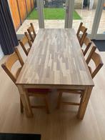 Houten Eettafel - Eekhoorn (Zonder Stoelen), Ophalen, Gebruikt, Eikenhout, 50 tot 100 cm