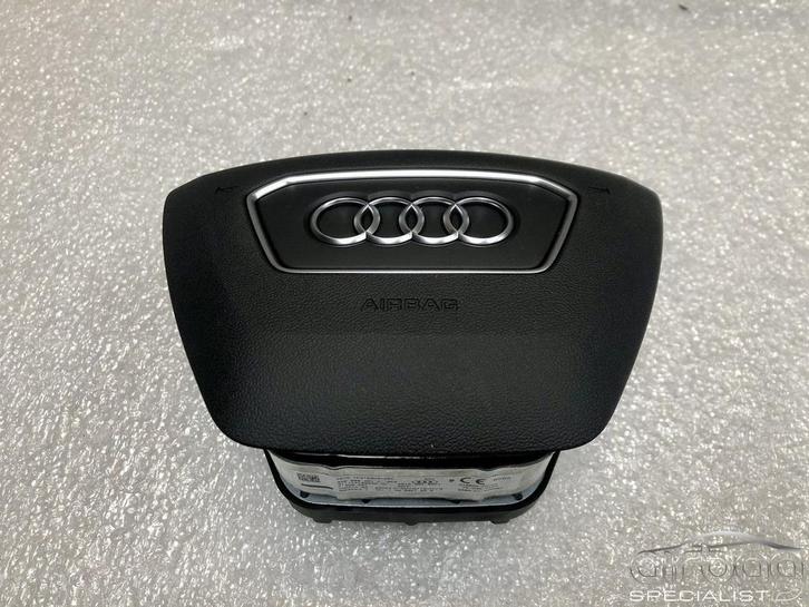 Audi A6, A7 Stuur Airbag Zwart 2018+ 4N0880201K 6PS A6 (C8), Auto-onderdelen, Dashboard en Schakelaars, Gebruikt, Ophalen of Verzenden