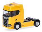 Scania CS 20 HD ZM 2a, geel, Hobby en Vrije tijd, Modelauto's | 1:87, Ophalen of Verzenden, Nieuw, Bus of Vrachtwagen, Herpa