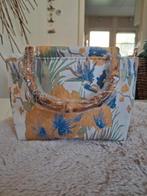 Klein tasje met houten handvatten NIEUW, Ophalen of Verzenden, Nieuw, Beige, Avondtasje