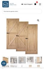 Industriele deur 201 78 40 links opdek, Doe-het-zelf en Verbouw, Deuren en Horren, Ophalen of Verzenden, Nieuw, Binnendeur, 200 tot 215 cm